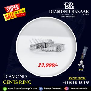 Diamond Gents Ring